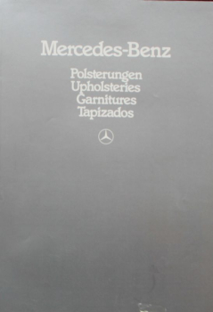 Mercedes-Benz Modelprogram 1983 Upholstery Carbrochure (10216)